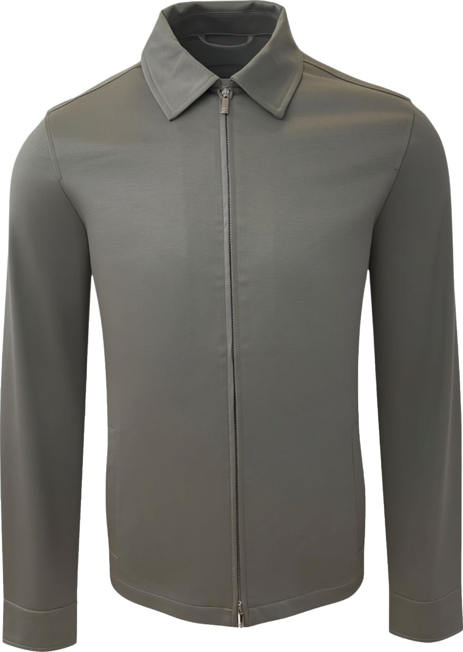 Supima zip overshirt
