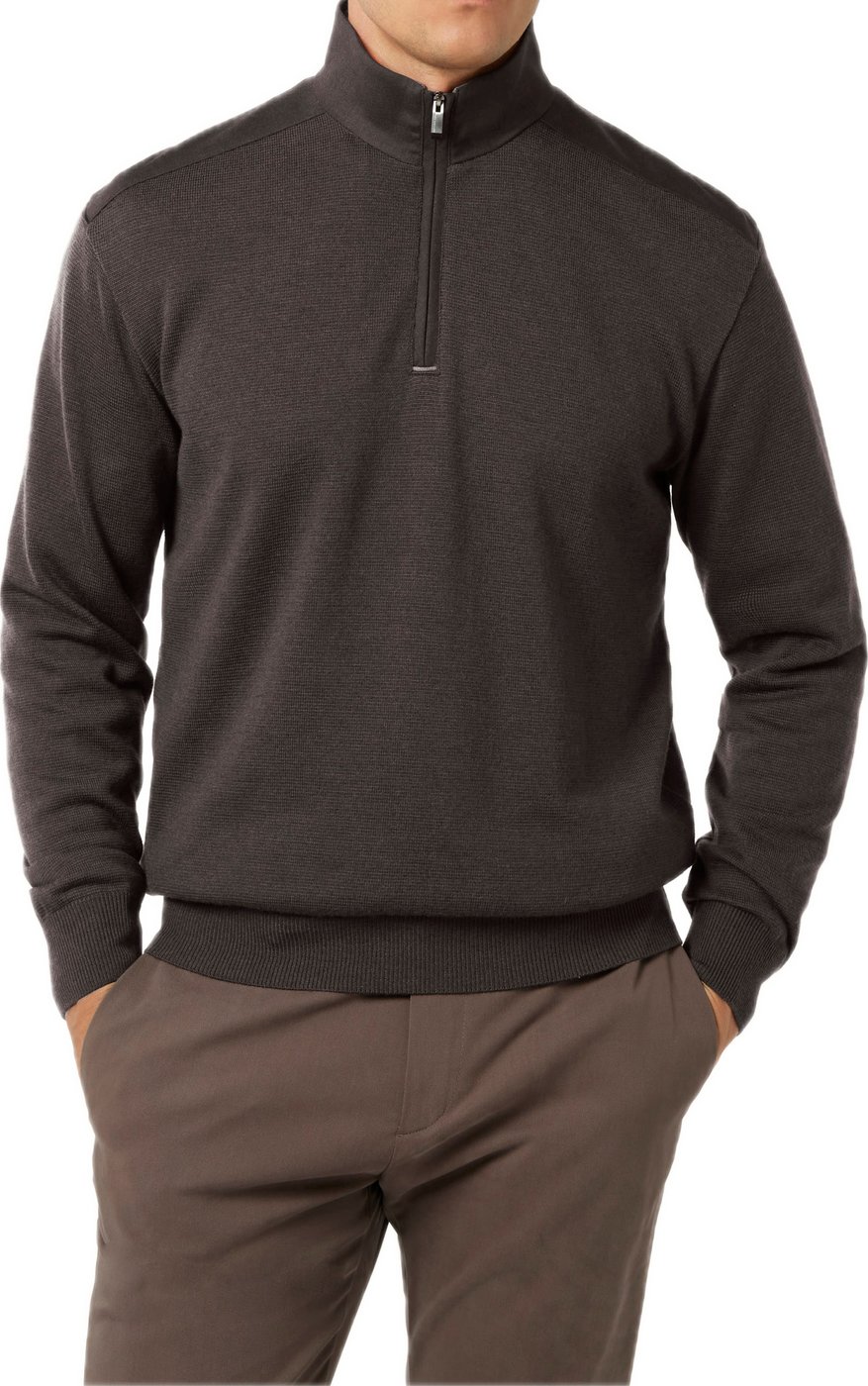 zippullover bruin summerwool