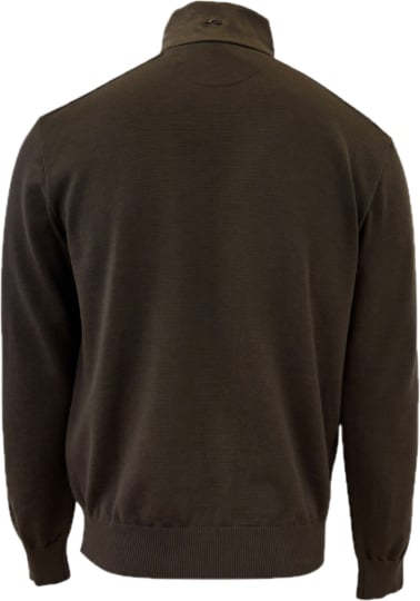 zippullover bruin summerwool