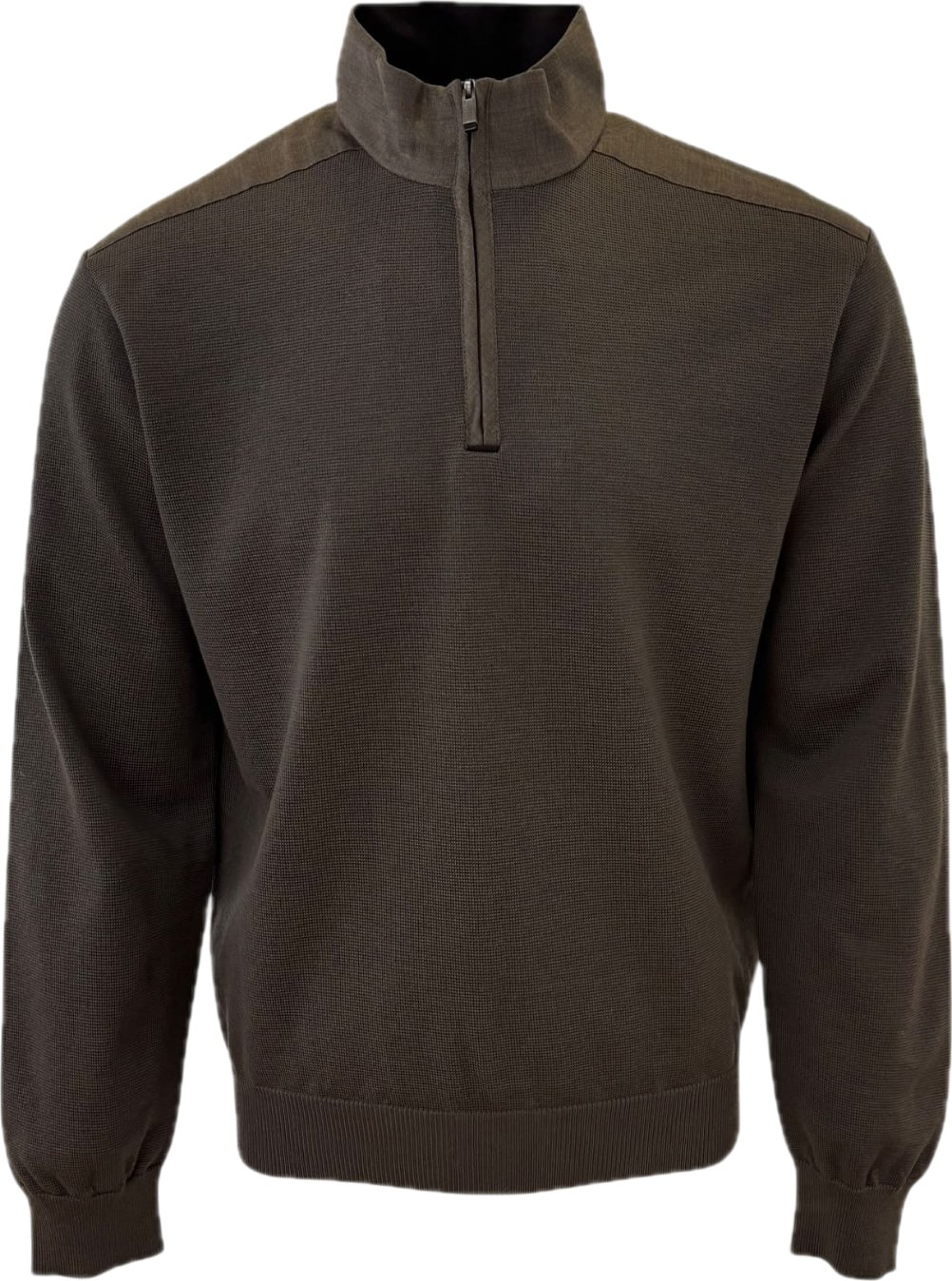 zippullover bruin summerwool