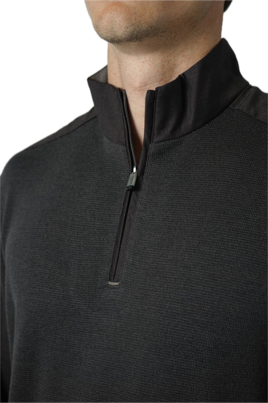 zippullover bruin summerwool