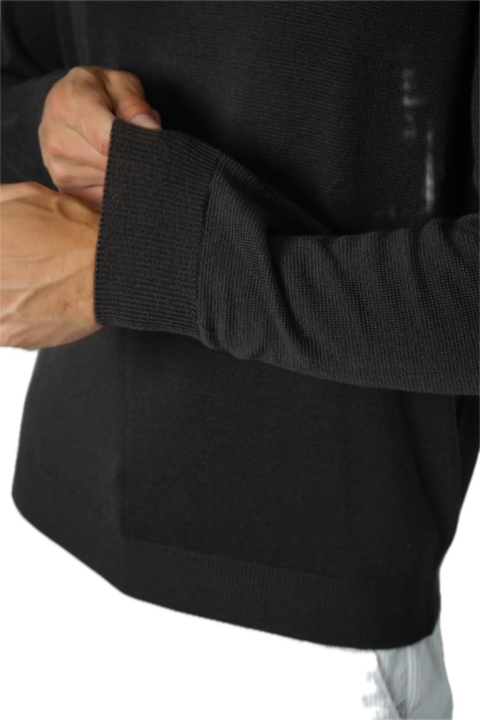 zippullover bruin summerwool