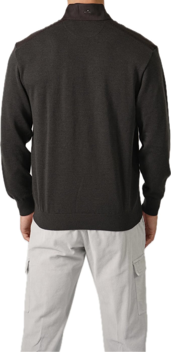 zippullover bruin summerwool