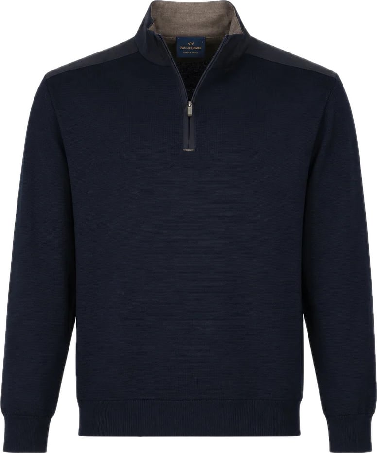 zippullover navy summerwool