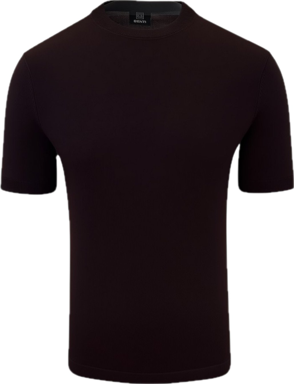 T-shirt donker bordeaux