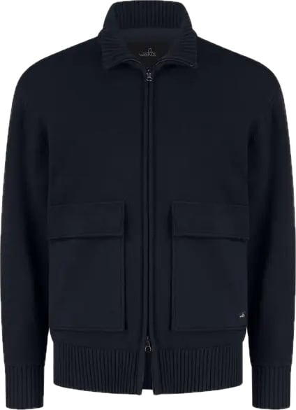 gevoerd vest Stephens night blue