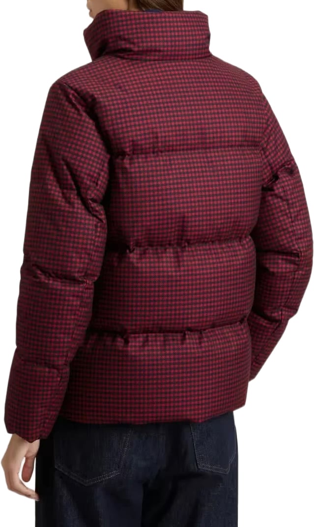 Wool Like Jacket Red Micro Buffalo
