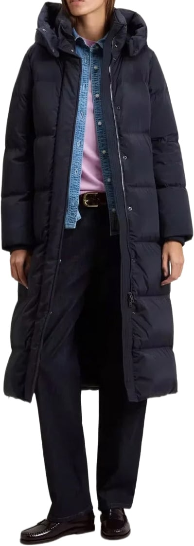 Kelly Long Parka Melton Blue