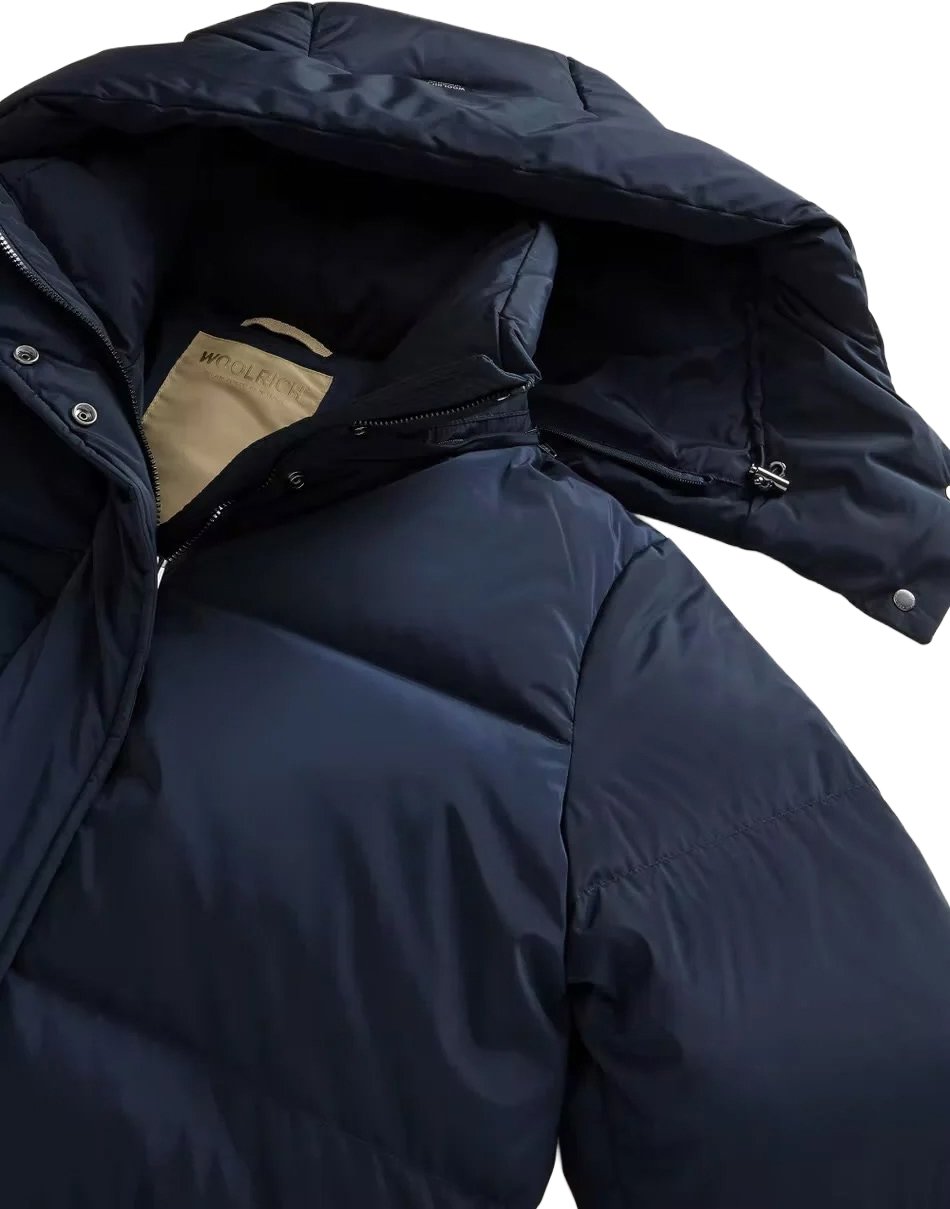 Kelly Long Parka Melton Blue