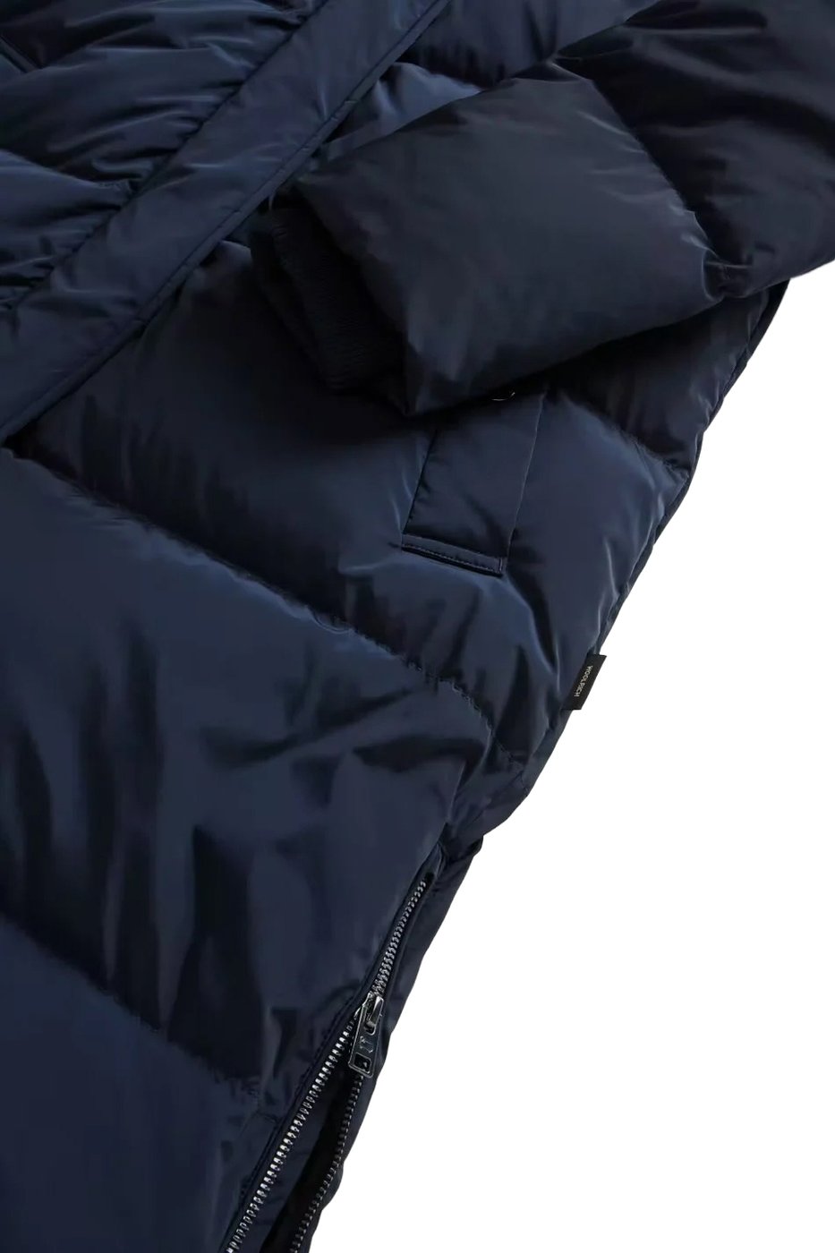 Kelly Long Parka Melton Blue