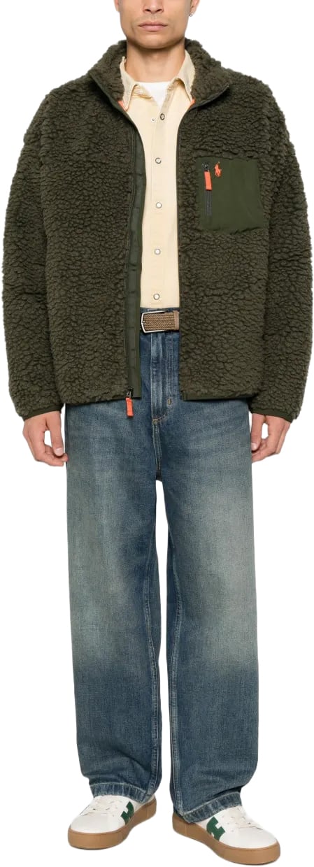 knit full zip-pullover