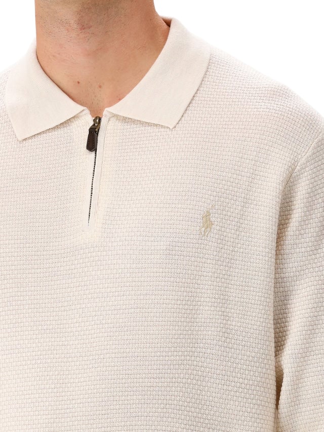 Gebreide polo trui