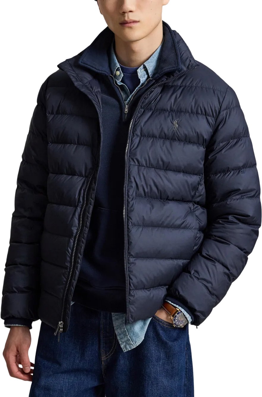 woven puffer jacket