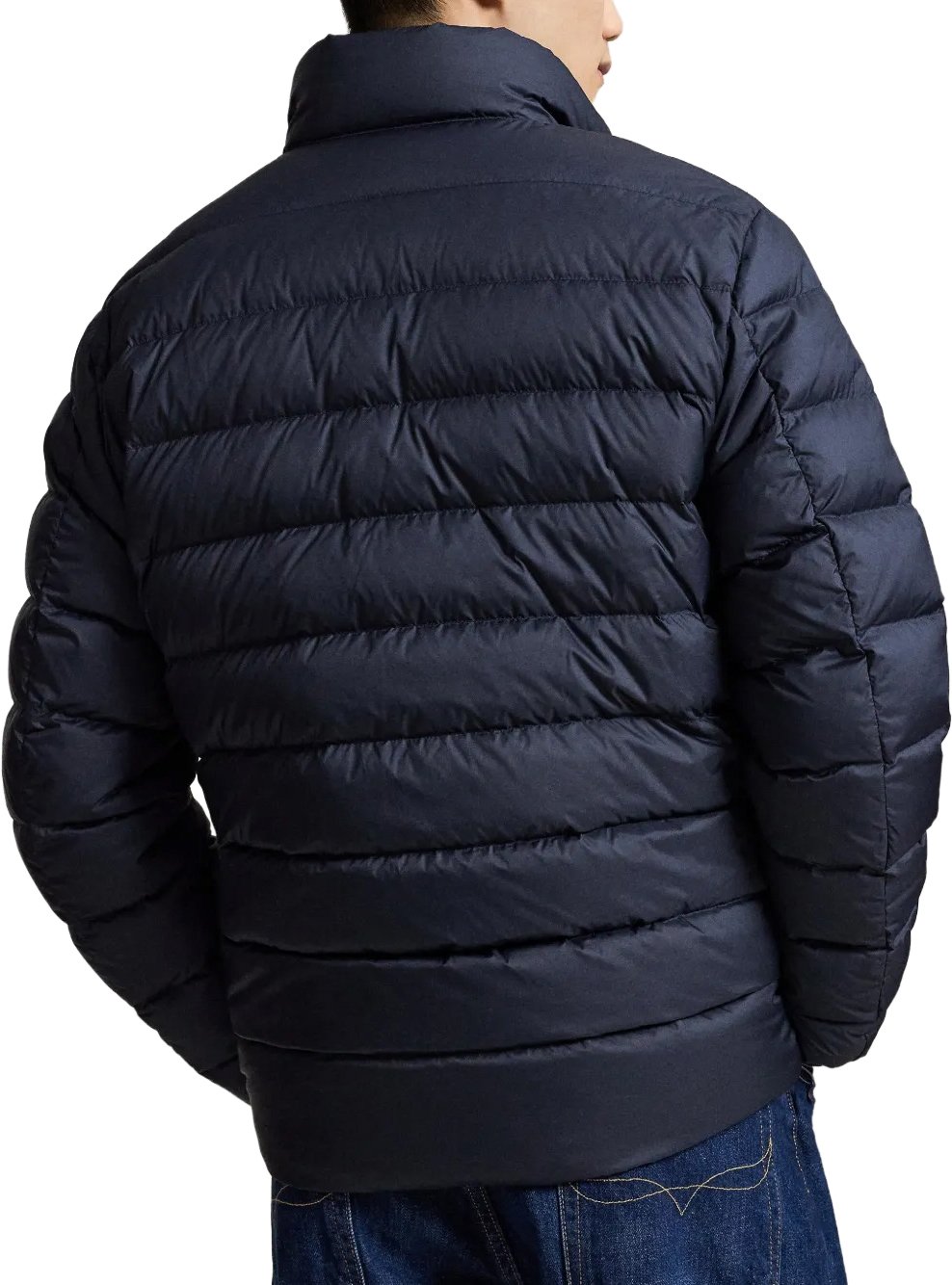 woven puffer jacket