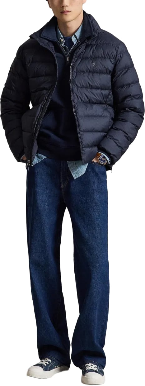 woven puffer jacket