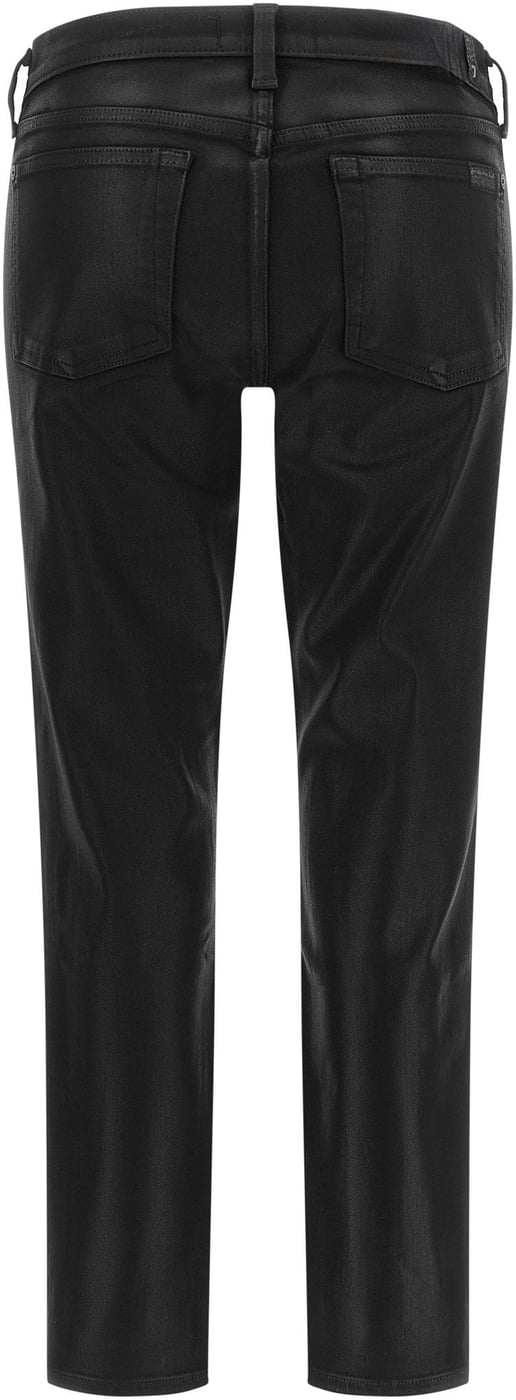 7 For All Mankind Leather Effect Jeans