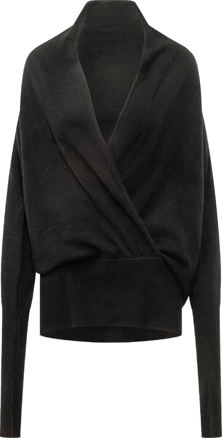 Maglia con Scollo a V Incrociato