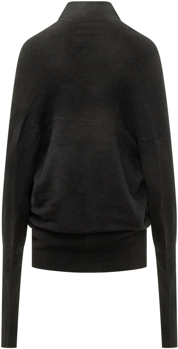 Maglia con Scollo a V Incrociato