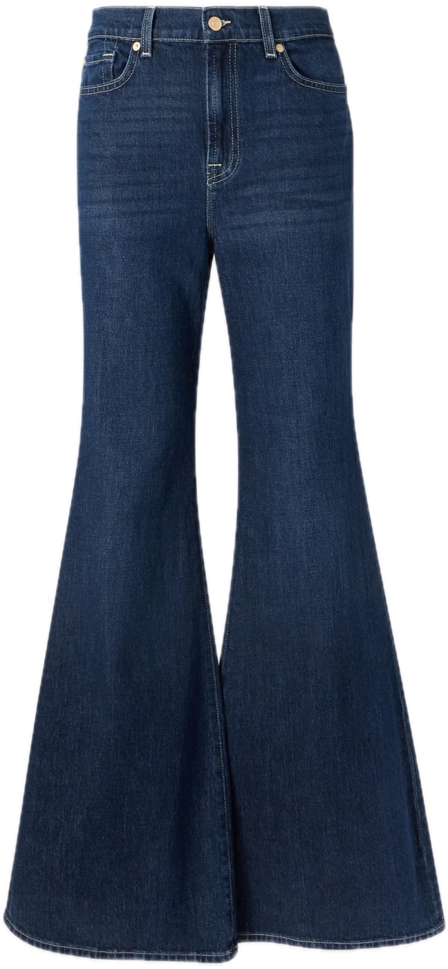 jeans blue retro flare