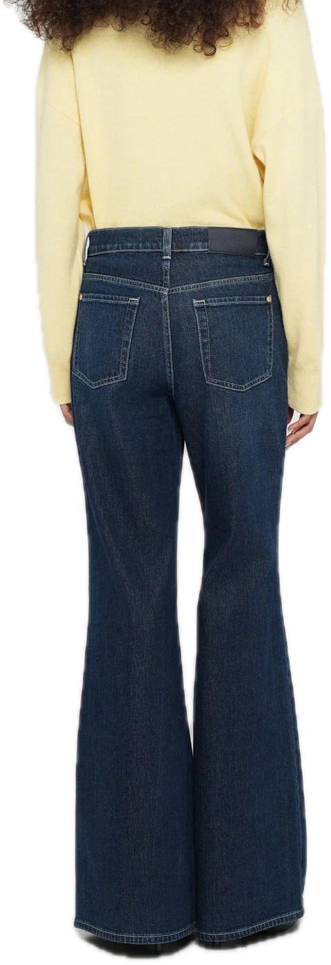 jeans blue retro flare