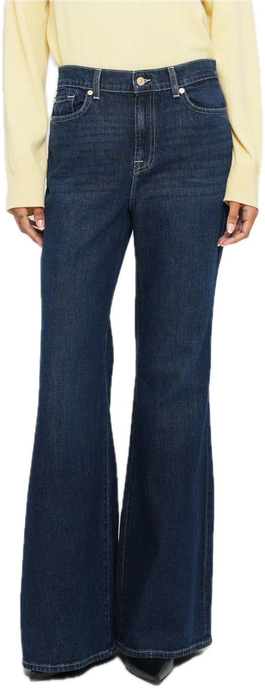 jeans blue retro flare