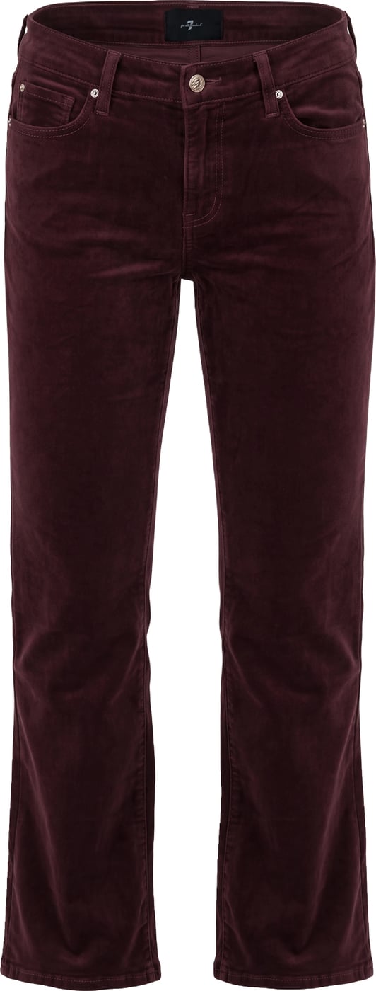 Bootcut trousers in velvet