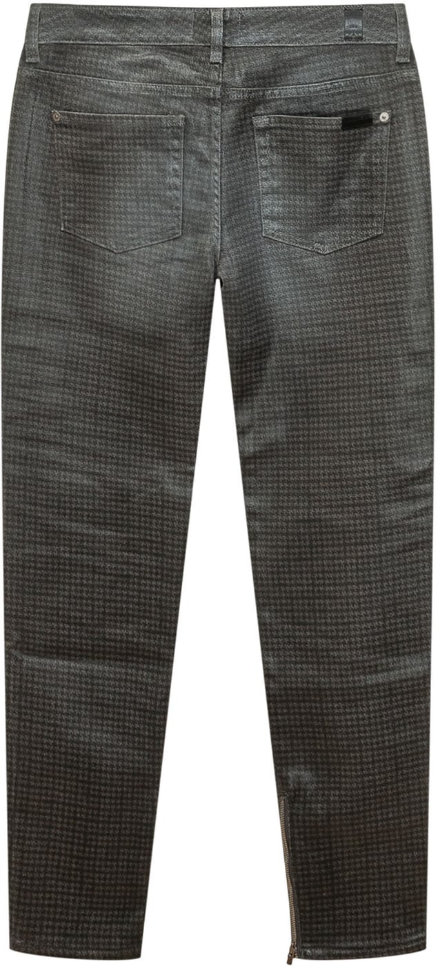 Jeans Skinny con Zip al Fondo