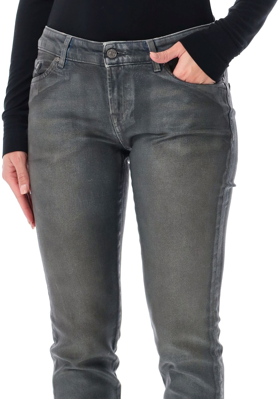 Y2K Skinny Nolita Grigio