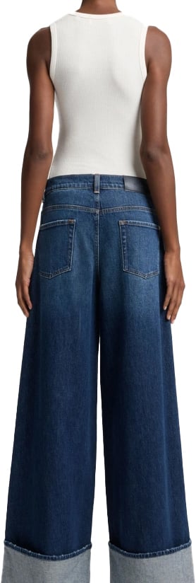 jeans marie wide leg blue