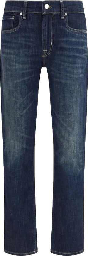 7FOR Blue Cotton Flared Jeans