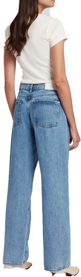 Light blue tess trouser