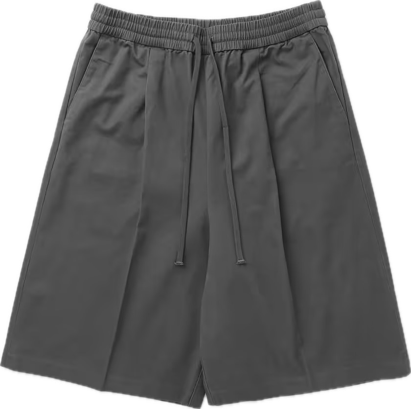 Relaxed Drawstring Short Iron Grey