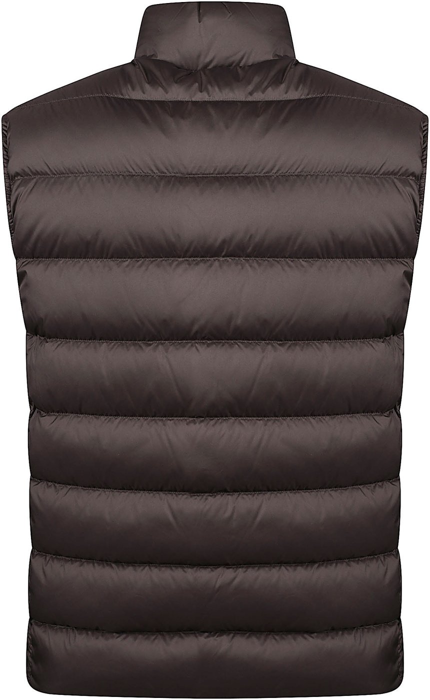 Cocoon Down Vest Brown