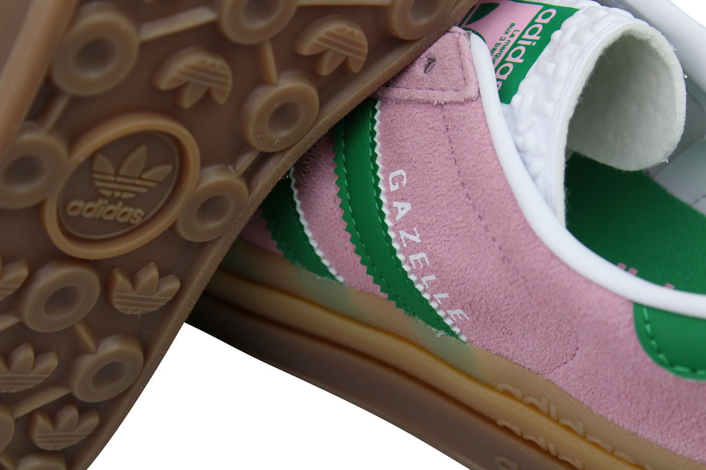 Adidas Gazelle Bold 'True Pink Green Cloud White'