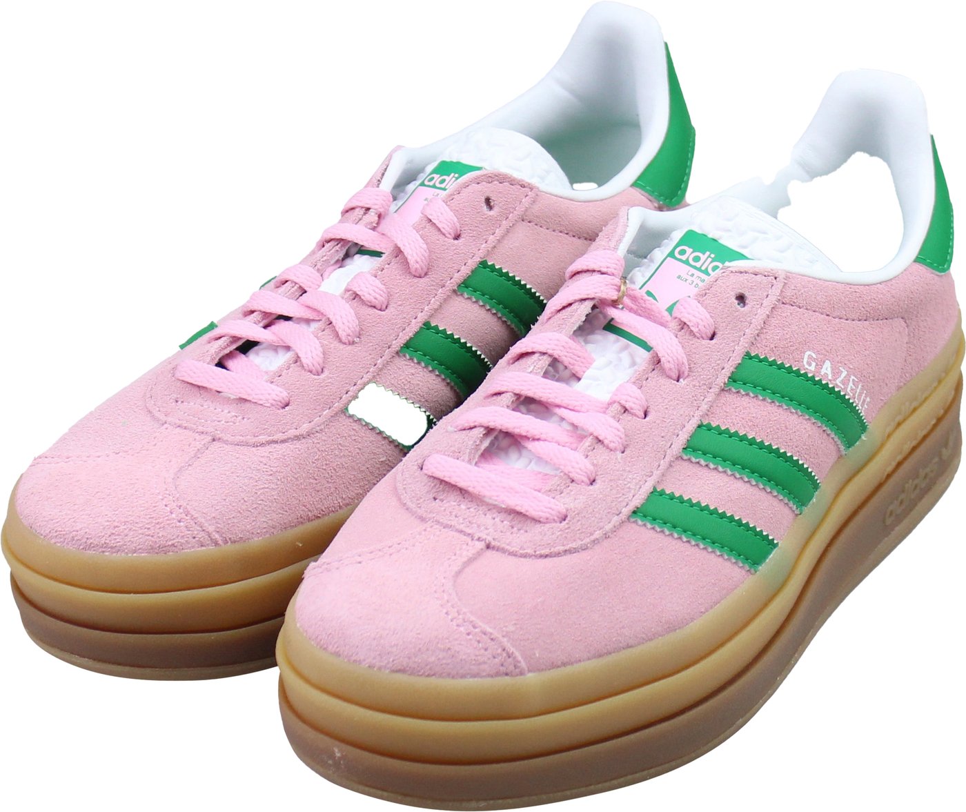 Adidas Gazelle Bold 'True Pink Green Cloud White'
