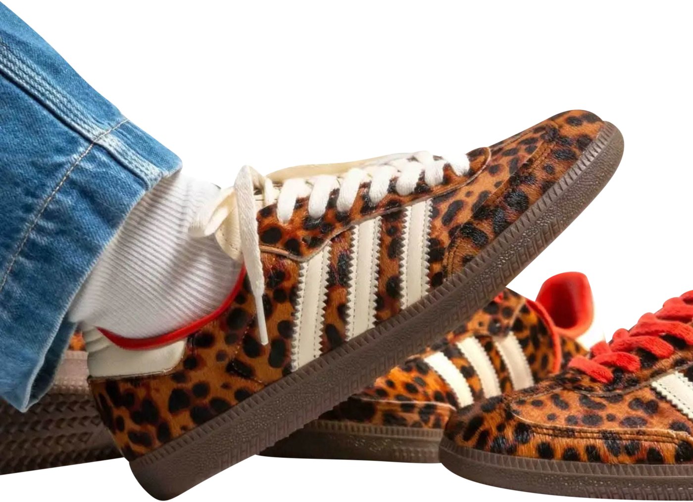 Adidas Samba OG Preloved Red Leopard