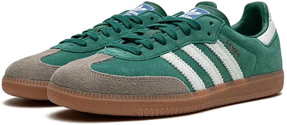 Adidas Samba OG Collegiate Green Gum Grey Toe