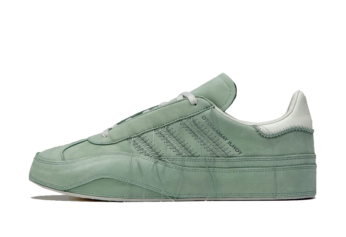 Adidas Y-3 Gazelle "Silver Green"