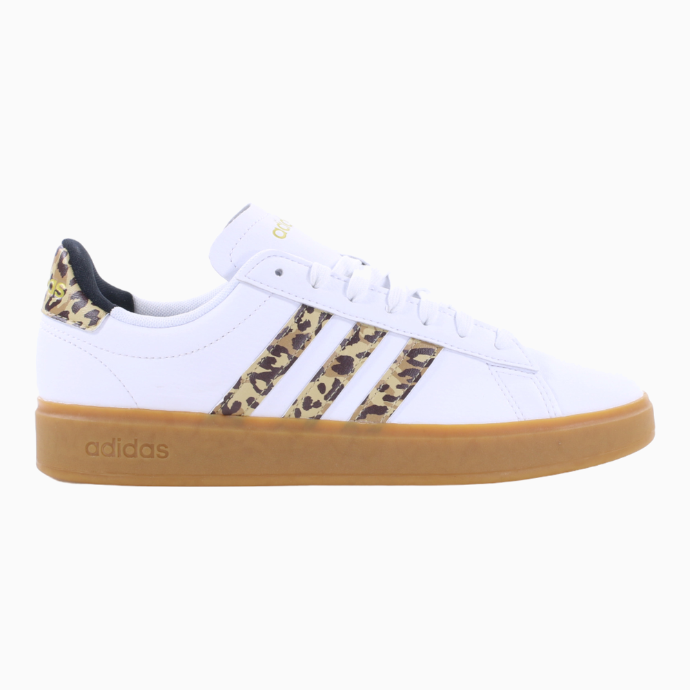 adidas Grand Court Leopard Cloud White Core Black (Women's)