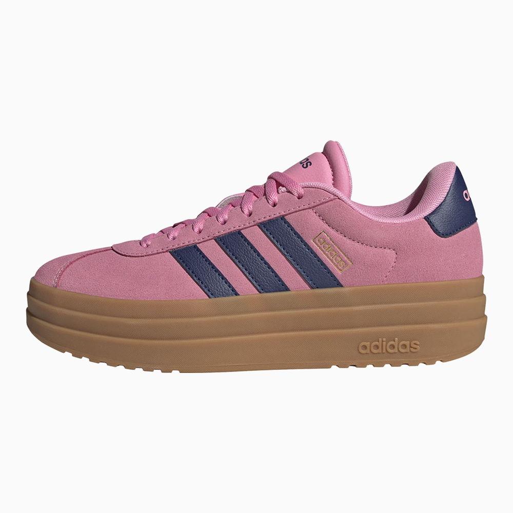 adidas VL Court Bold Bliss Pink Dark Blue Gold Metallic (Women's)