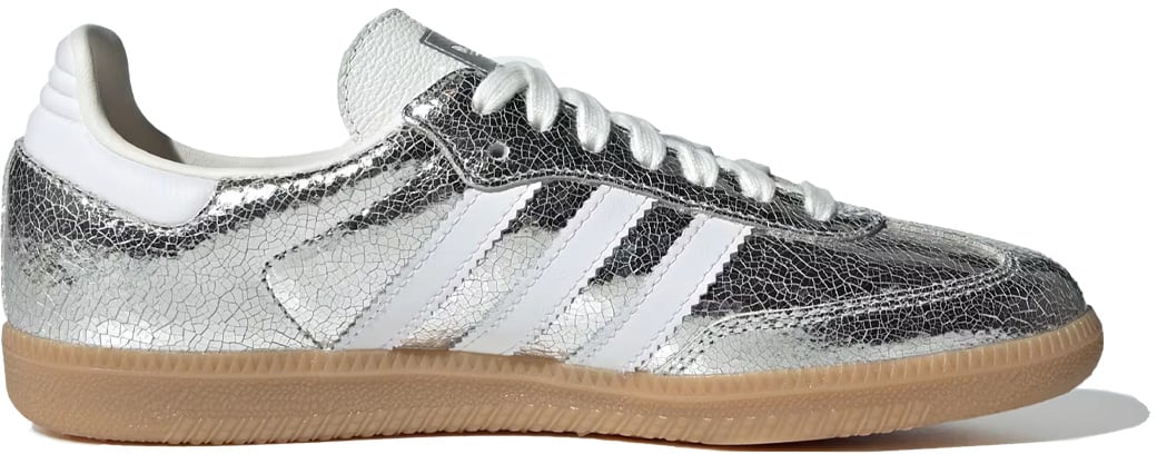 Adidas Samba OG 'Silver Metallic Cracked Leather' (W)