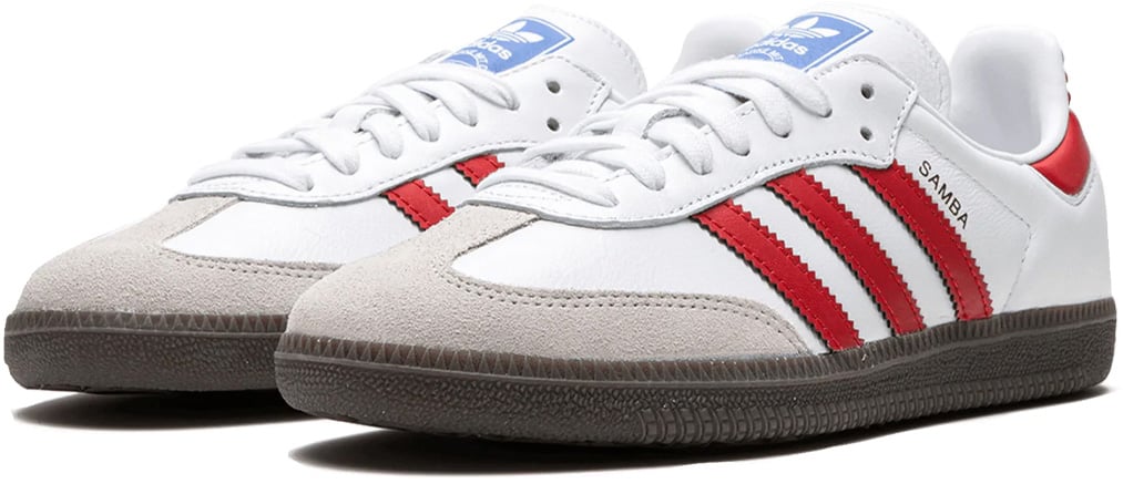 Adidas Samba OG 'White Better Scarlet'