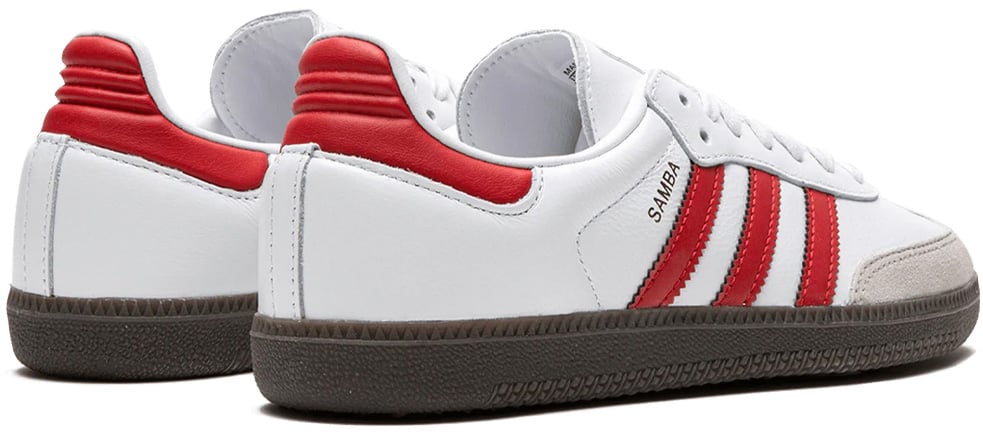 Adidas Samba OG 'White Better Scarlet'