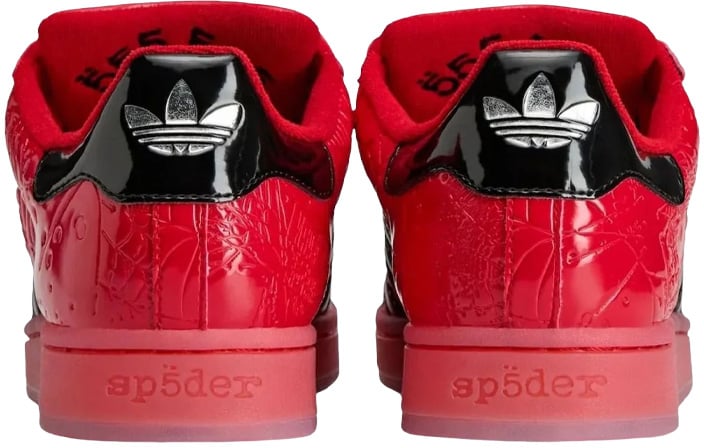 Adidas Superstar x Sp5der 'Red Black'