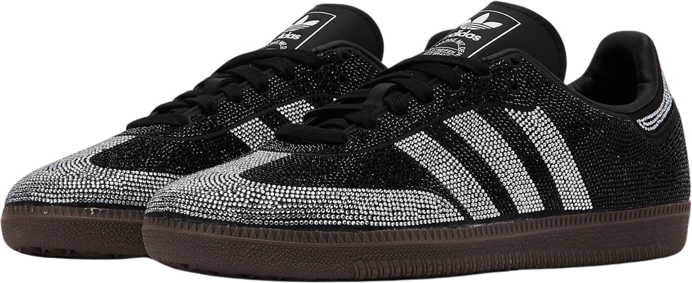 Adidas Samba OG Rhinestone Black Silver