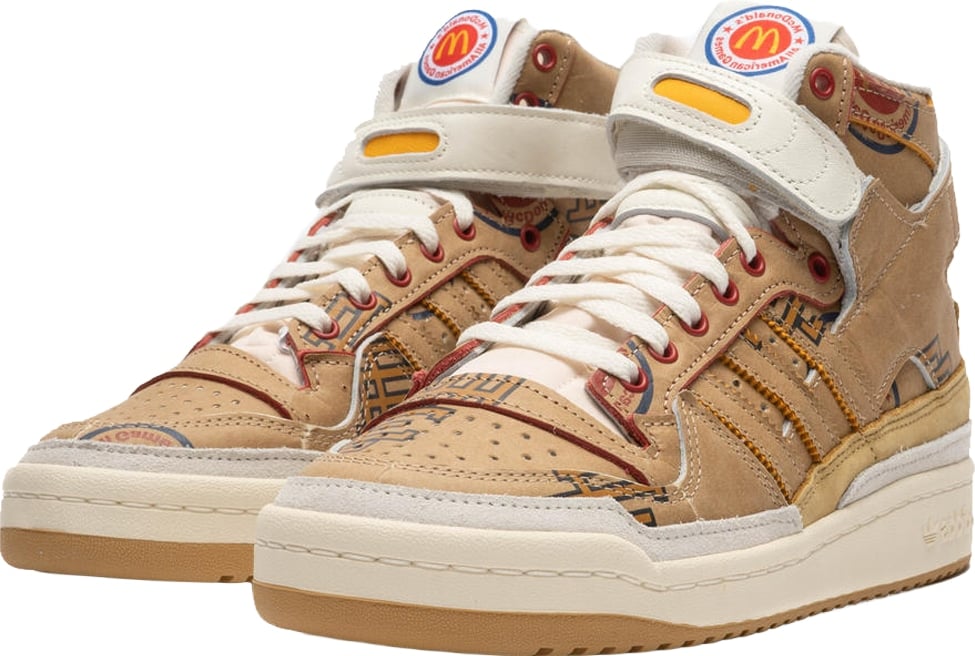 Eric Emanuel x adidas Forum 84 High 'McDonald's All-American - Paper Bag' - Size 44 2/3 (ARCHIVE)
