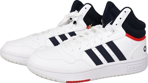 Adidas Hoops 3.0 'White Navy Red' - Maat 38 2/3 (ARCHIEF)