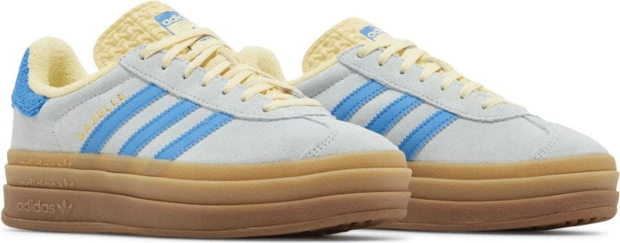 Adidas Gazelle Bold Almost Blue Yellow