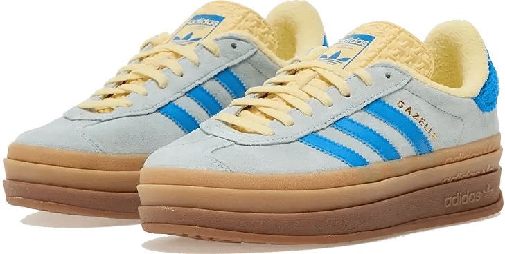 Adidas Gazelle Bold Almost Blue Yellow