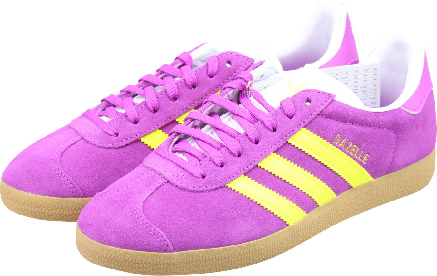 Adidas Gazelle 'Purple Burst Solar Yellow'